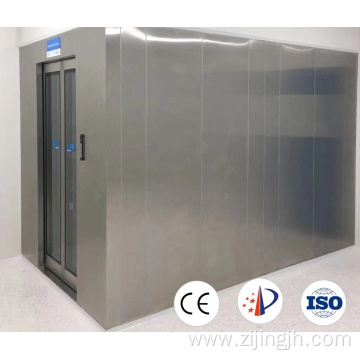 Stainless Steel Sliding Door Air Shower in Pharmaceutical